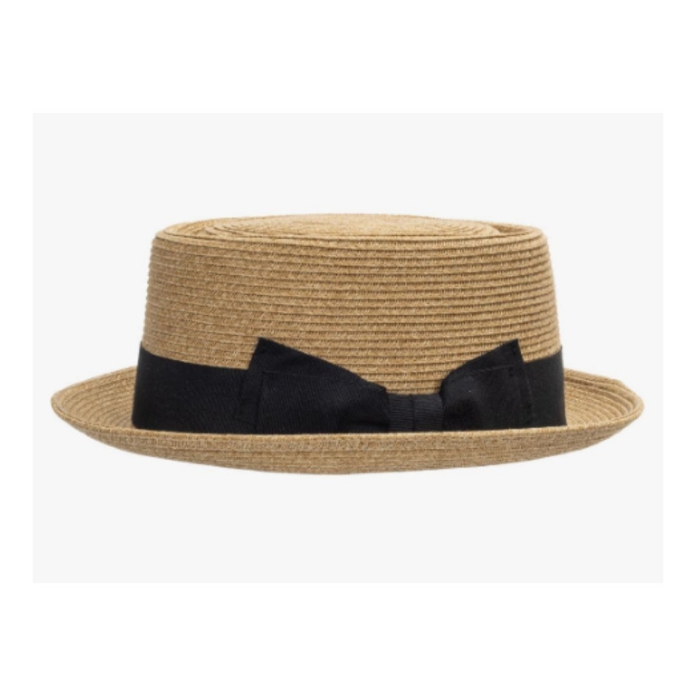 Women Straw Fedora Hat for Spring or Summer - Sun Hat with Bowknot‎ - Picture 2 of 6